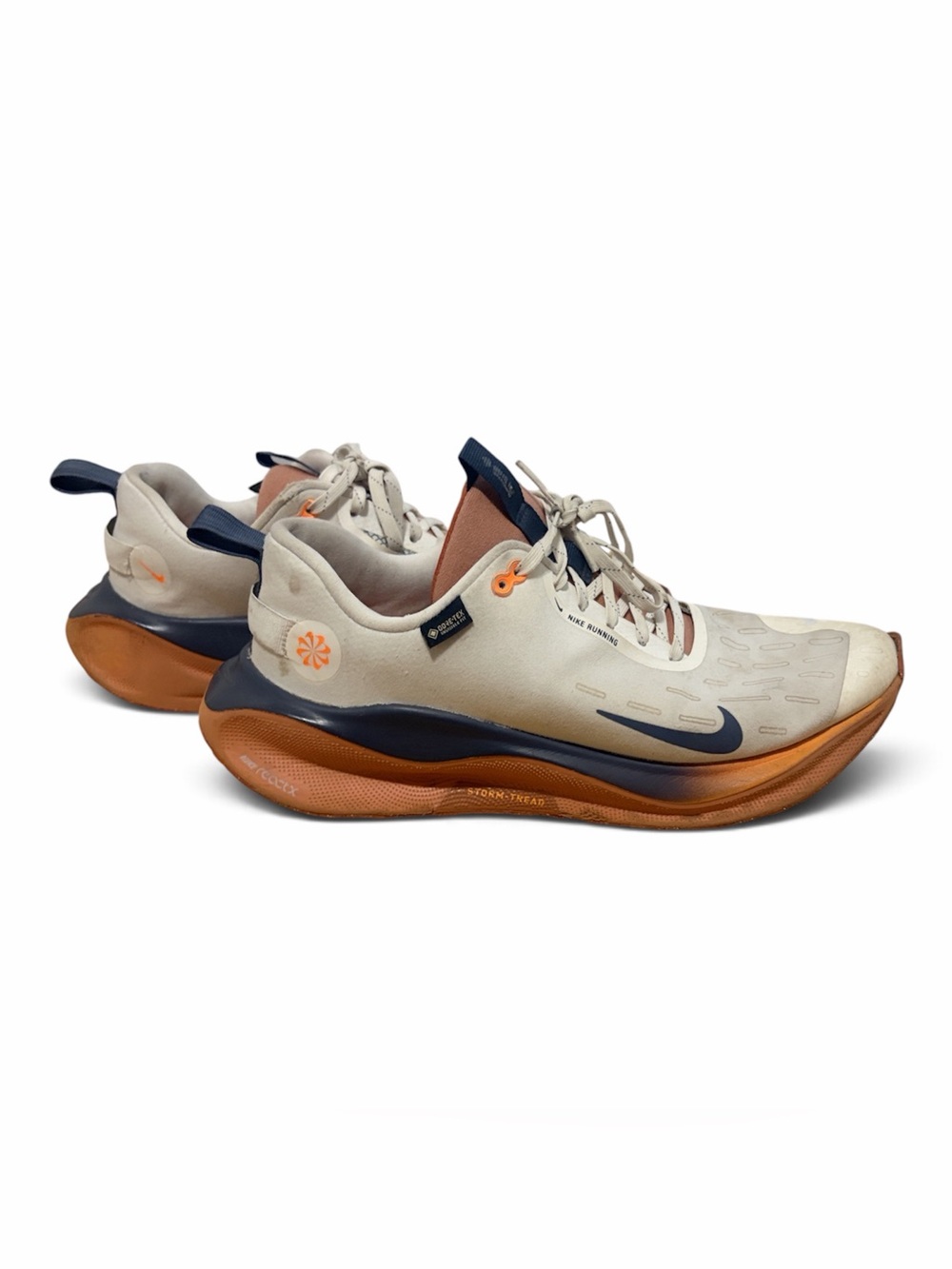 Nike ReactX Infinity Run 4 GTX Men's Size 10.5 Sail Total Orange Running Shoes